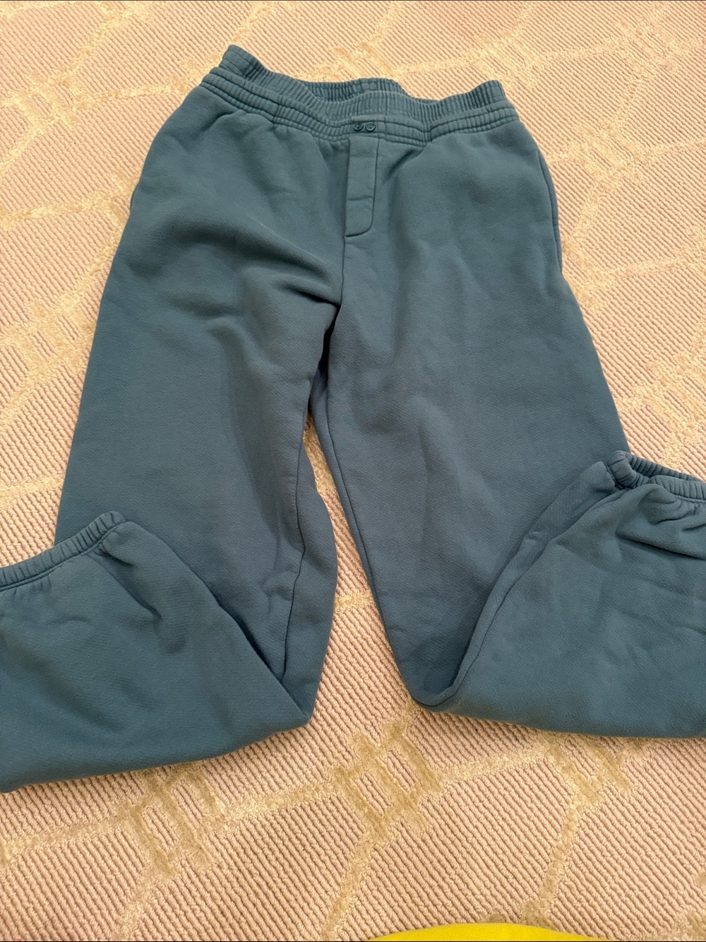 Women’s set active Elastic Waist Sweatpants - Teal Blue small